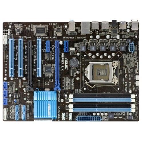 Original motherboard for ASUS P8P67 LX LGA 1155 DDR3 32GB USB2.0 USB3.0 P67 Desktop motherboard