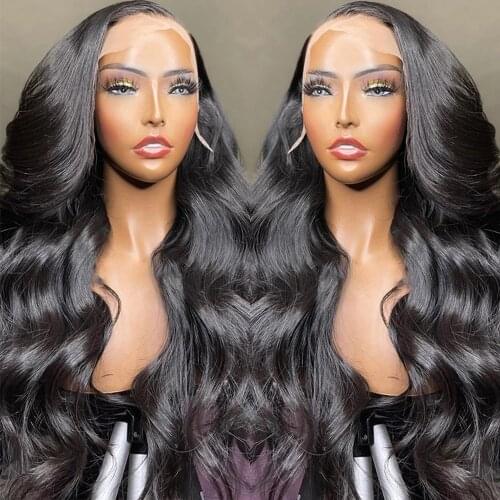 30inch Loose Wave 13x6 Frontal Human Hair Wigs Pre Plucked Brazilian 5x5 Lace Closure Deep Water Curly Wig 360 Wet And Wavy Wig