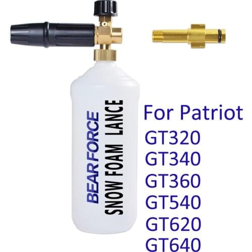 Foam Nozzle Foam Generator snow foam lance car clean foam wash High Pressure Soap Gun Foamer for Patriot High Pressure Washer