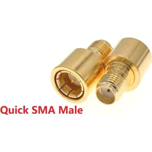 10PCS Quick SMA Adapter SMA Male To SMA Female 0-12G