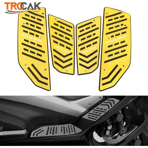 Motorcycle Footboard Steps Motorbike Foot For YAMAHA TMAX 560 tmax560 T-max Tech Max 2020 2021 Footrest Pegs Plate Pads