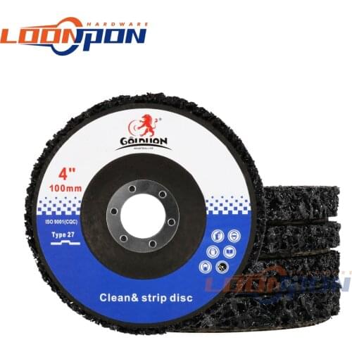 Poly Strip Disc Abrasive Wheel Paint Rust Remover Clean Grinding Wheels for Motorcycles Durable Angle Grinder Car 1Pc 100-180mm