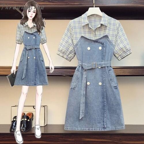 Модные платья в клетку Threehonlee China At AliExpress