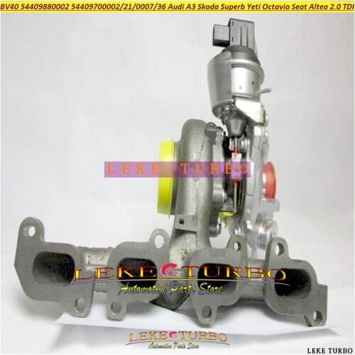Turbo BV40 54409880002 54409700002 54409700007 54409700036 For Audi A3 vw EOS Caddy Golf VI Passat B7 CC Tiguan Touran 2.0L CFFA
