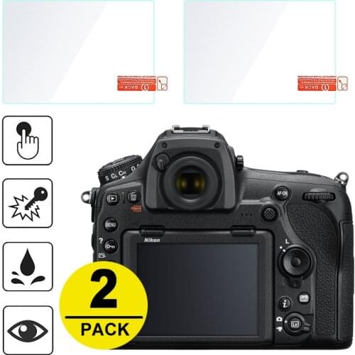 2x Tempered Glass Screen Protector for Nikon Z6II Z7 Z50 D500 D850 D750 D7500 D7200 D7100 D810 D800 D610 D3500 D3400 D5600 D5500