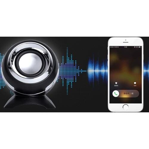 2Pcs Portable Speaker Desktop Laptop Computer Wired USB Powered Audio Player Powered Desktop Mobile Phone Computer Speaker