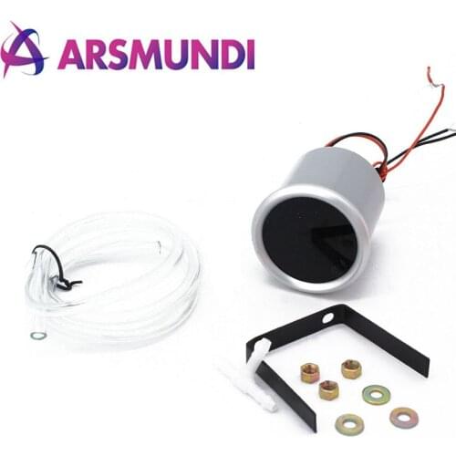 52cm/2" Car Turbo Boost Bar Gauge LED smoked mirror suface 7colour 12V 2A Racing universal Boost Meter