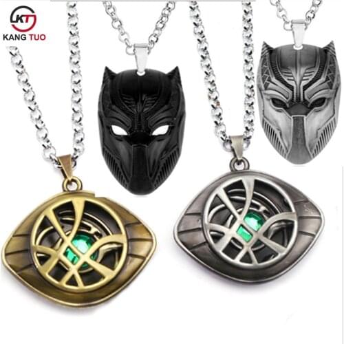 Hot Movie Infinity War Strange Necklace Crystal Eye of Agamotto Pendant Choker Fashion Jewelry Gift