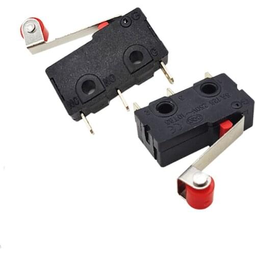 Micro Switch Mini 3P Momentary With Wheel NO/NC 125VAC 250VAC New Promotion Micro Switch