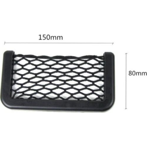 2015 HOT Multifunctional Storage Tuck Net String Bag Phone Holder Ticket Pocket For BMW Interior storage network Free Shipping