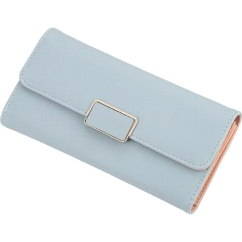 2020 Fashion Women Long Wallet Cartera Mujer High Quality Ladies PU Leather Card Holder Organizer Purse Wallet