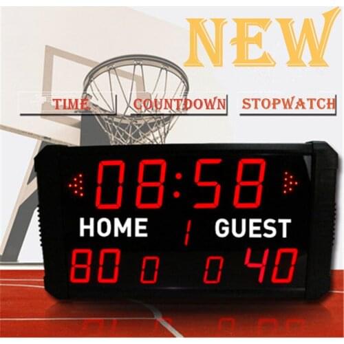 Professional indoor game LED electronic football/basketball scoreboard, baseball/rugby/tennis digital scoreboard