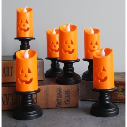 Halloween Led Lamp Pumpkin Lights Cute Mini Pumpkin Festival Halloween Party flash Lights Halloween Decor Props Candle Light