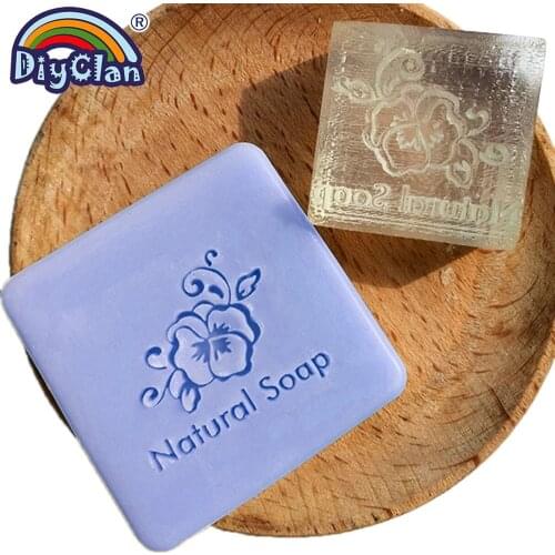 Grass Acrylic Flower Resin Chapte DIY Handmade Natural Soap Making Clear Stamp And Dies Mini Patterns Sealing Wax Tools Custom