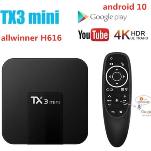 Tx3 mini android 10. caixa de tv smart tv allwinnerh313 1g/2g 8g/16g tanix tx3 caixa 1g8g tvbox 4k conjunto caixa superior frete