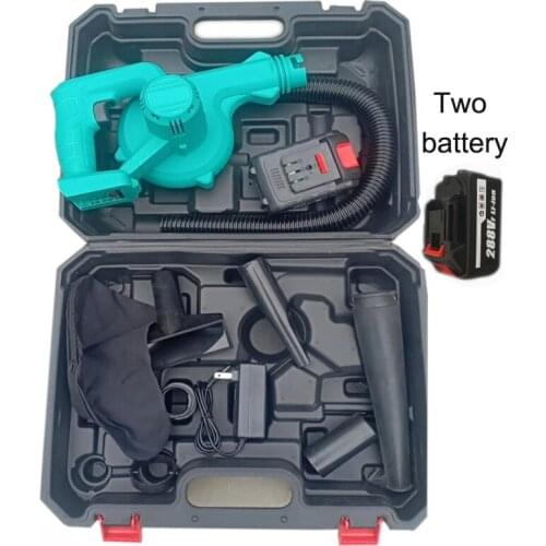 2 In 1 1500W Cordless Air Blower 288VF Electric Suction & Blowing Leaf Dust Collector Cleaner 19000R/Min For Makita Battery 18V