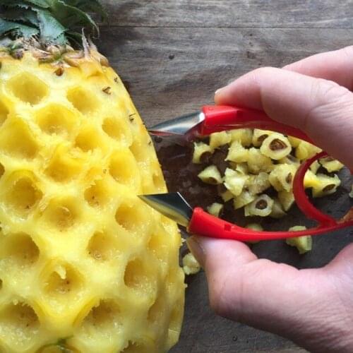 1 Pcs Stainless Steel Pineapple Eye Cutter Fruit Vegetable Pineapple Peeler Cutter Slicer Corer Peel Kitchen Gadget Cocina
