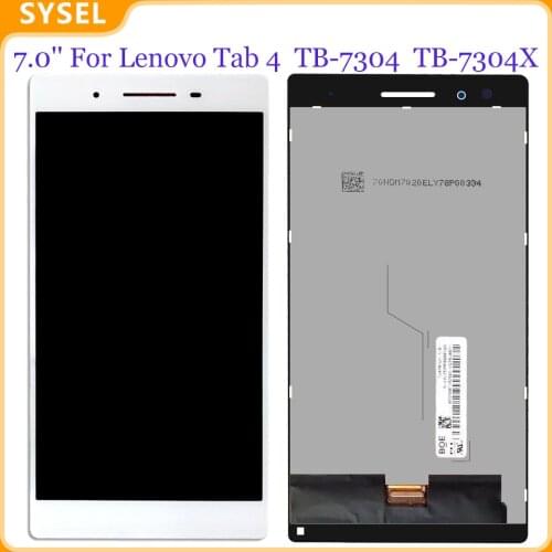7" For Lenovo Tab 4 Essential TB-7304 TB-7304X 7304F Tab-7304F TB-7304i LCD Display Touch Panel Glass Assembly Replacement