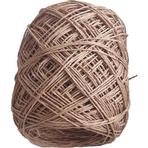 Wrapped Paper rope Straw Color (Dark Tone)