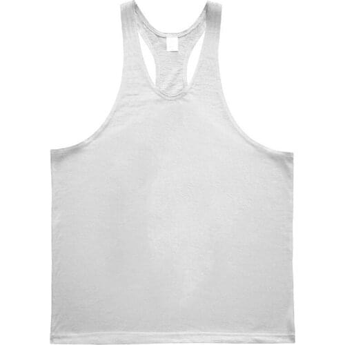 Brand plain clothing fitness tank top men cotton sleeveless shirt bodybuilding vest mens solid muscle guys gyms sporting clothes