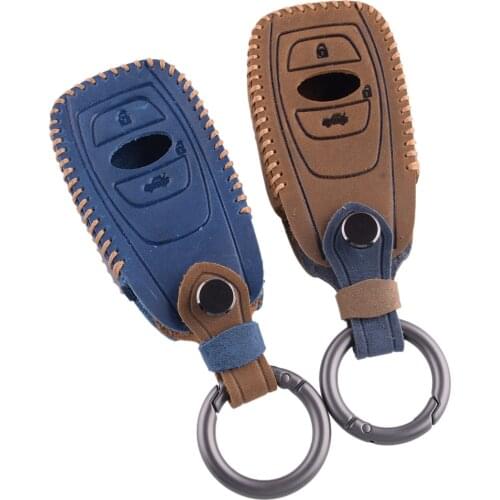 Car Remote Key Case Cover Shell Fob Holder Fit for Subaru BRZ Forester Impreza STi WRX XV Crosstrek Legacy Outback 2016 2017