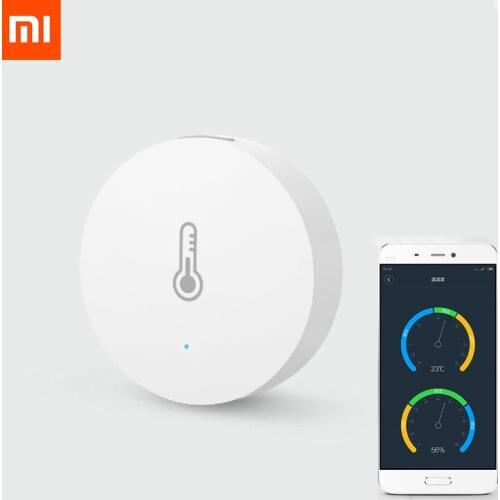 In stock Xiaomi mijia Temperature Humidity Sensor Intelligent smart Environment Sensor control via Mihome APP Zigbee connection
