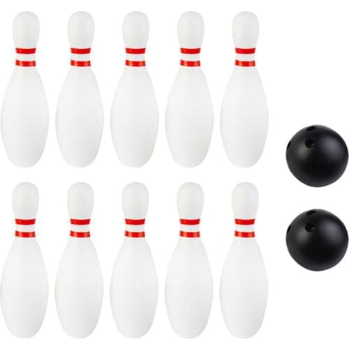 10-Pins 2-Balls Kids Bowling Play Set Indoor Sport Game Development Toys for Toddlers