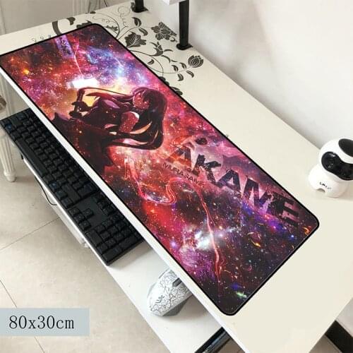 Akame ga kill pad mouse gadget computer gamer mouse pad 800x300x3mm padmouse laptop mousepad ergonomic gadget office desk mats