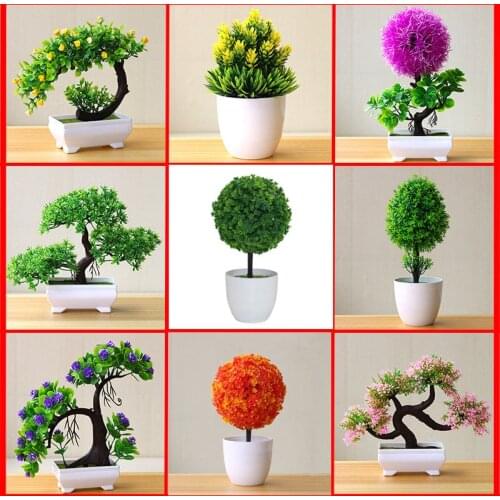 39Styles Artificial Plants Bonsai Home Garden Bedroom Living Room Decoration Fake Plants
