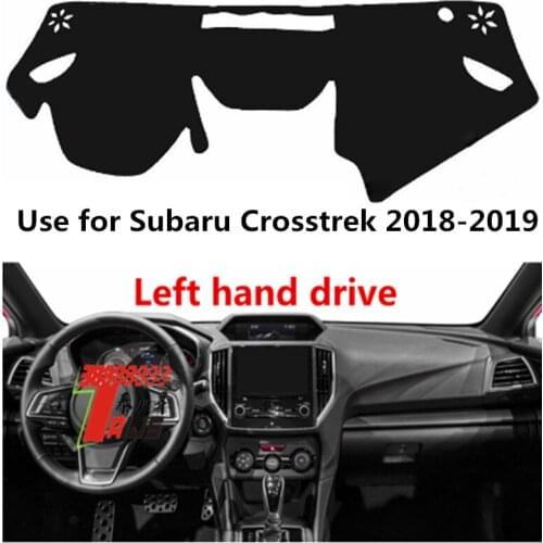 TAIJS Factory Classic Simple Good Quality Polyester Fibre Car Dashboard Cover For Subaru Crosstrek 2018-2019 Left hand drive