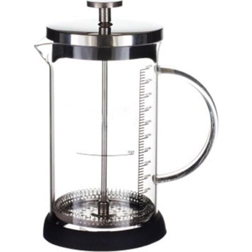 Coffee Maker French Hand Press 350ML 600ML Cafeteira Espresso Glass Stainless Steel Coffee Machine Filter Coffee Pot Percolator