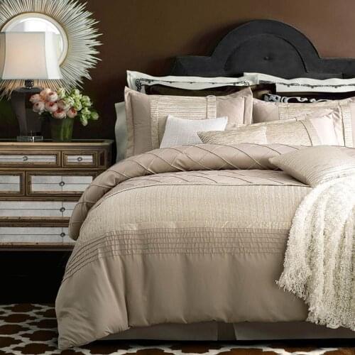 Svetanya Dark Green 3D Embossed Embroidery Silk Cotton Bedlinens Print Queen King Bedding Set Sheet Pillowcase Duvet Cover