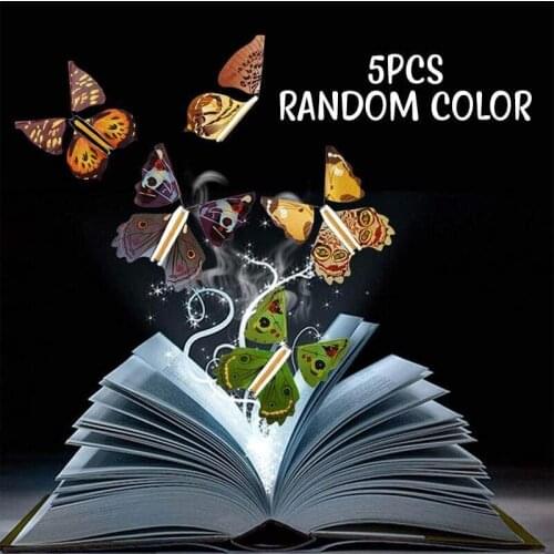 Flying in the Book Magic Butterfly flying Card Toy with Empty Hands Butterfly Wedding Magic Props Magic Tricks Dropshipping