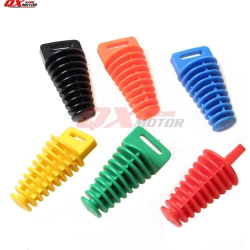 Small Exhaust tube plug Muffler washing WaterProof Plug for Dirt Pit Bike Motortcycle Supermoto street bikes ATV Free Shipping
