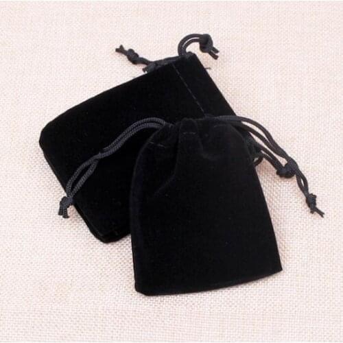 1Pcs 5x7 7x9 10x12 12x16cm Velvet bag Drawstring Pouch Jewelry gift bag Christmas Wedding gift pouch Velvet jewellery Pouches