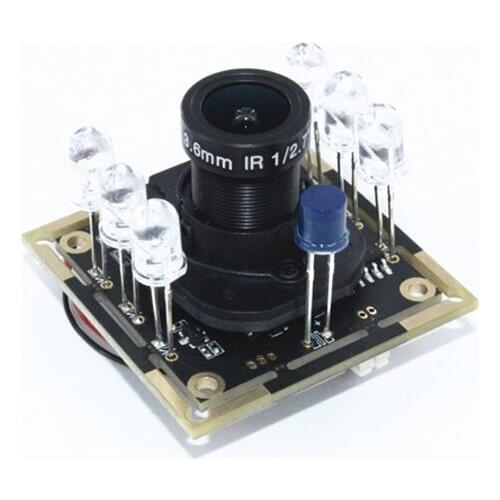 2MP HD Wide Dynamic Range IR CUT Infrared CMOS Camera Module With Microphone