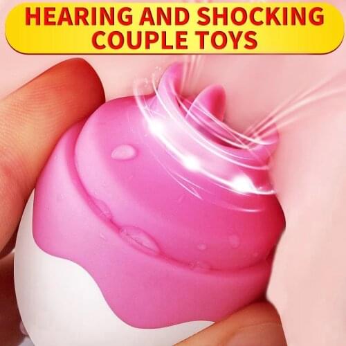 Powerful Vibrator for woman Nipple Sucker Clitoris Stimulation Waterproof G-spot Charge Tongue vibrator Adut Sex Toys for Women