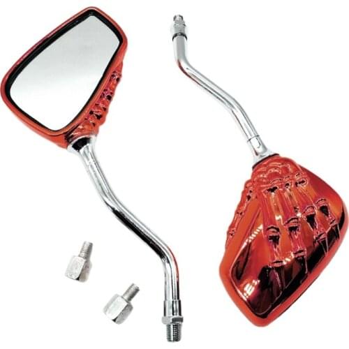 Motorcycle Rearview Mirror Wide Visual Diameter 2Pcs Parking Mirror Handlebar Rear Mirrors Portable Side Mirror A5KD