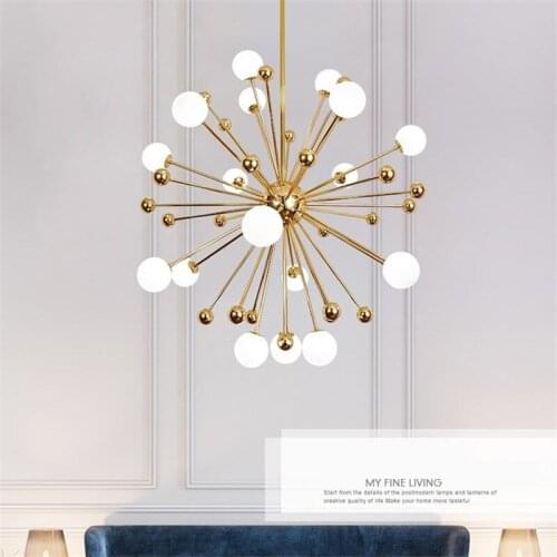 Dandelion pendant lights hanging Modern Design Chandelier Living Room Bedroom Dining Room Light Fixtures Decor Home Lighting