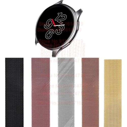 Magnetic Loop Straps For Oneplus Watch Strap One plus Smartwatch Watchband Bracelet Replace Belt For Oneplus Wristband Correa