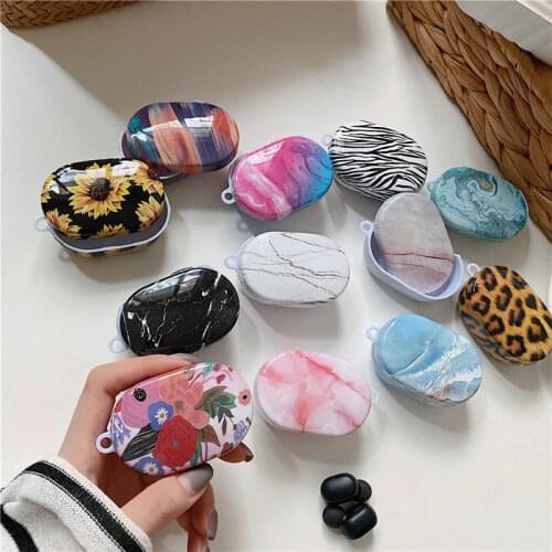 Luxury Marble Leopard Floral Earphone Case For Xiaomi Redmi Airdots S Earphone Case for Xiaomi MI Redmi AirDots Headset Cover