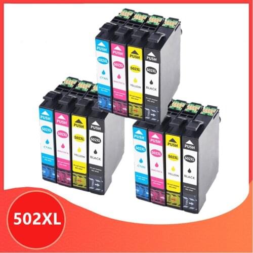 T502 XL Ink Compatible for Epson T502XL 502XL Expression Home XP-5105 XP-5100 WorkForce WF-2860DWF WF-2865DWF XP5105 WF-2860