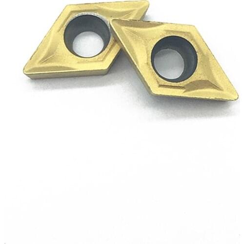 10PCS DCMT070204 UE6020 US735 VP15TF Carbide Inserts Internal Turning Tool DCMT 070204 CNC Lathe Tool Lathe Cutter