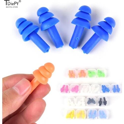 2pair Sound insulation ear protection Earplugs anti-noise sleeping plugs for travel foam soft noise reduction Soft Foam Ear Plug