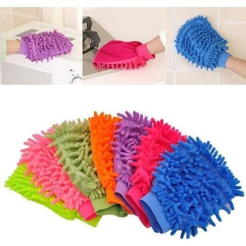 1000pc Durable Mitt Microfiber Car Window Washing Cleaning Gloves Duster Towel Anti Scratch Sponge Brush Car Cleaner Tools