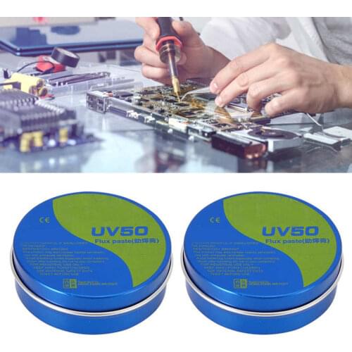 2Pcs Flux Paste Lead Free Corrosion Free Solder Paste Solder Tin Cream Soldering Accessories UV50
