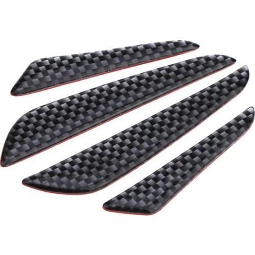 Universal Car Sticker Door Protector Side Edge Protection Guards Stickers For Universal Car Carbon Fiber 4pcs