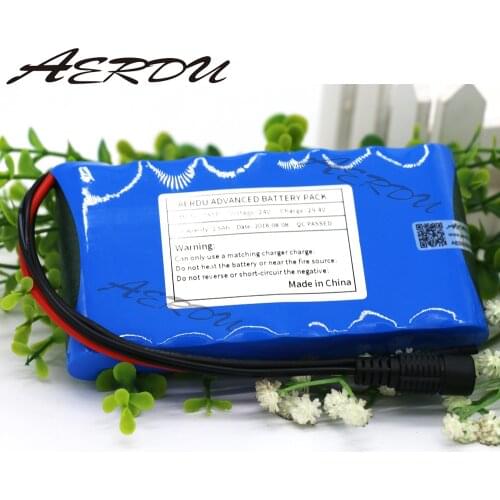 AERDU 24V 2.5Ah 7S1P 25.9V 29.4V Lithium-ion battery pack For Small Electric Unicycles Scooters toys Bicycle Built-in BMS