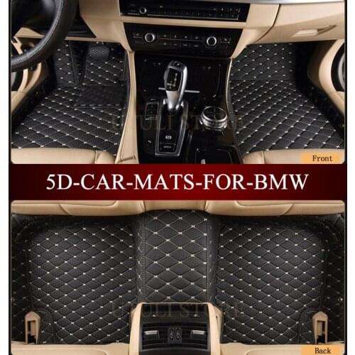 Leather Car floor mat carpet rug for BMW X1 X3 X4 X5 X6 Z4 320i 330i 430i 440i 525i 530i 540i 640i 650i 730 740 750 760