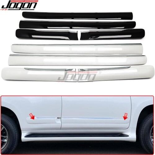 Car Styling ABS Chrome Car Side Door Body Protector Molding Cover For Lexus GX460 2010-2020 Car Accessories